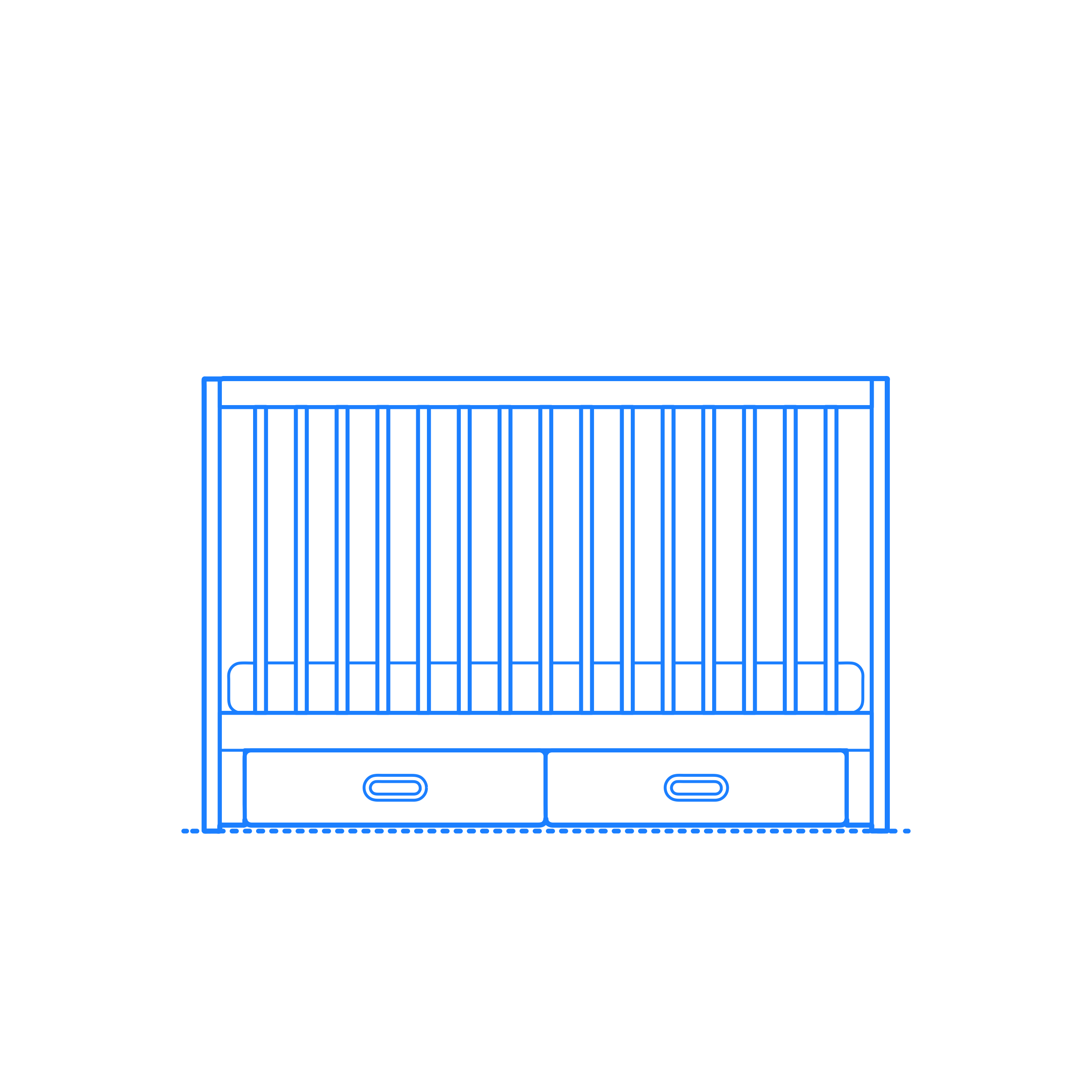 Furniture Crib Infant Bed Ikea Stuva Crib Contour Svg Vector Free Vectors